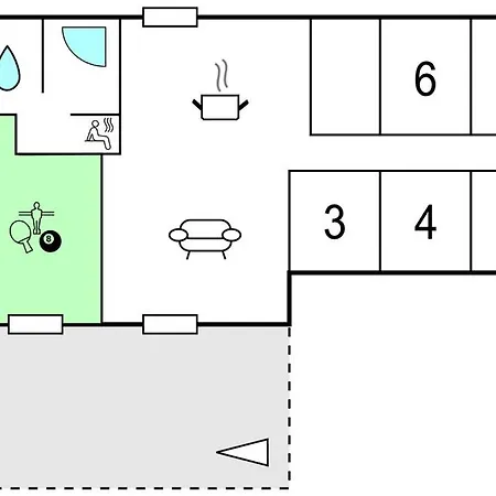 Hébergement de vacances Seven-bedroom In